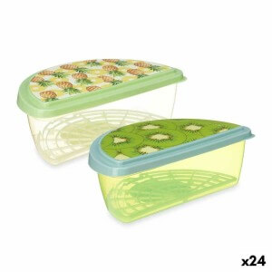 Lunchbox Leknes TP581-2 Kunststoff Ananas Kiwi 23 x 8 x 13 cm Obst ...