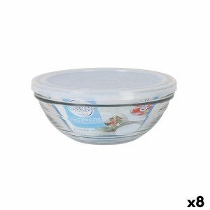 Runde Lunchbox mit Deckel Duralex FreshBox 970 ml ø 17 x 7 cm (8 St...