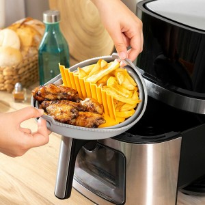Faltbarer Silikonkorb für Heißluftfritteusen Fliynner InnovaGoods |...