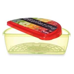 Lunchbox Leknes TP581-3 Bunt Kunststoff 23 x 8 x 13 cm Obst und Gem...