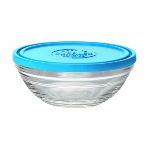 Runde Lunchbox mit Deckel Duralex FreshBox Blau 310 ml (12 Stück) |...