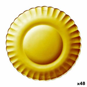 Dessertteller Duralex Picardie Kristall Bernstein Ø 20,5 cm (48 Stü...