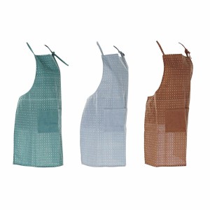 Taschenschürze DKD Home Decor Braun türkis Polyester Baumwolle grün...