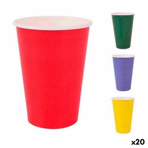 Gläserset Algon Einwegartikel Pappe Bunt 20 Stücke 200 ml (20 Stück...