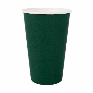 Gläserset Algon Einwegartikel Pappe grün 7 Stücke 450 ml (16 Stück)...