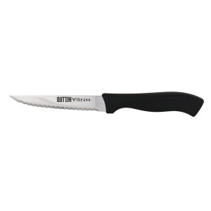 Wellenschliffmesser Quttin Kasual 22 x 2 x 1,5 cm Schwarz Silberfar...