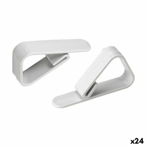 Tischdeckenklammer Algon Satz Weiß 10 Stücke 3,90 x 1,30 x 5,50 cm ...
