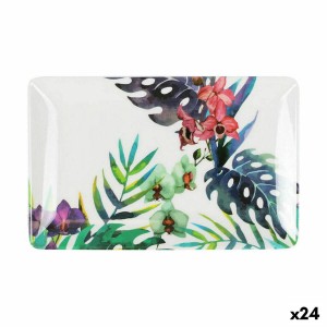 Tablett für Snacks La Mediterránea 20 x 13 x 2 cm (24 Stück) |  Ges...