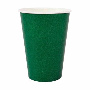 Gläserset Algon Einwegartikel Pappe grün 20 Stücke 220 ml (20 Stück...