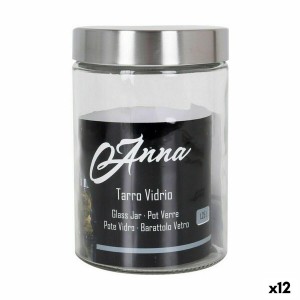 Topf Anna 1,25 L Glas Stahl (12 Stück) |  Brotdosen, Lebensmittelbe...