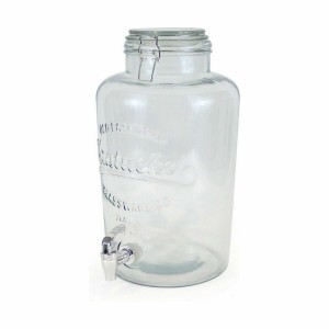 Getränkedispenser La Mediterránea Wasserhahn Glas 8 L (2 Stück) |  ...