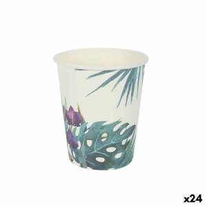 Gläserset Algon Einwegartikel Pappe Tropical 10 Stücke 250 ml (24 S...