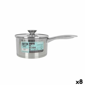Topf mit Deckel Quttin Hermes 2,2 L Stahl (8 Stück) |  Pfannen und ...