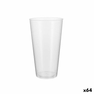 Mehrweg-Gläser-Set Algon Kunststoff Durchsichtig 4 Stücke 450 ml (6...