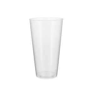 Mehrweg-Gläser-Set Algon Kunststoff Durchsichtig 4 Stücke 450 ml (6...