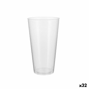 Mehrweg-Gläser-Set Algon Kunststoff Durchsichtig 10 Stücke 450 ml (...