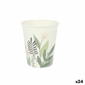 Gläserset Algon Einwegartikel Pappe blumig 10 Stücke 250 ml (24 Stü...
