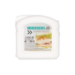 Brotdose für Sandwiches Leknes 47034E Durchsichtig Kunststoff 12 x ...