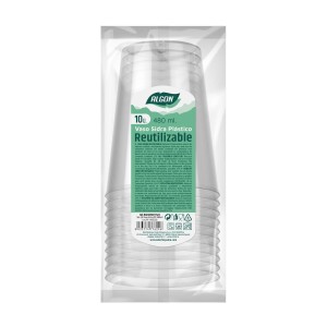 Mehrweg-Gläser-Set Algon Cider Durchsichtig 10 Stücke 480 ml (20 St...
