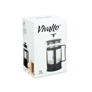 Teekanne Kinvara SW8120-1000ML Schwarz Durchsichtig 1 L Kolben |  K...