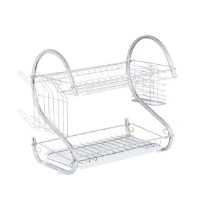 Abtropfsieb für die Spüle Kinvara W3816-1050 Weiß 45,5 x 24,5 x 37,...