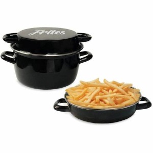 Fritteuse Baumalu Schwarz Emaillierter Edelstahl |  Fritteusen   | ...