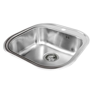 Einfachspülbecken Cata CS-1 Silber |  Waschbecken   | Chef Up