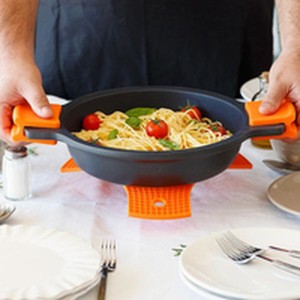 Schneidebrett BRA A191000 Orange Silikon (2 Stück) |  Küchenbretter...