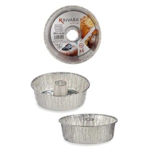 Backformen-Set Kinvara 30286C Silberfarben Aluminium 19,5 x 19,5 x ...