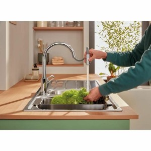 Mischbatterie Grohe StartLoop C-Form Messing |  Wasserhähne   | Che...