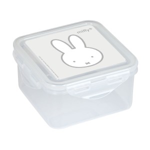 Lunchbox Miffy Niebla Grau 13 x 7.5 x 13 cm |  Brotdosen, Lebensmit...