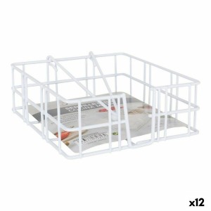 Serviettenring Confortime Weiß 18 x 18 x 6,5 cm (12 Stück) |  Weite...