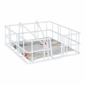Serviettenring Confortime Weiß 18 x 18 x 6,5 cm (12 Stück) |  Weite...