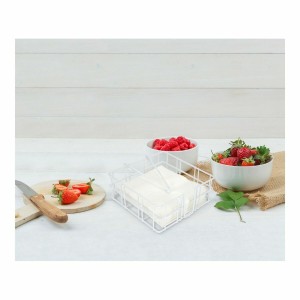 Serviettenring Confortime Weiß 18 x 18 x 6,5 cm (12 Stück) |  Weite...