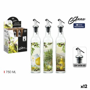 Ölfläschchen Anna Glas 750 ml (12 Stück) |  Gewürzstände und Saucie...