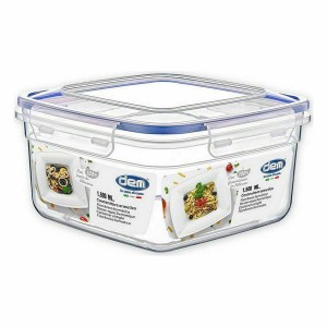 Lunchbox hermetisch Dem 1,5 L 18 x 18 x 10 cm (12 Stück) |  Brotdos...