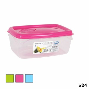 Lunchbox hermetisch Dem rechteckig 18 x 12,5 x 7,5 cm (24 Stück) | ...