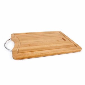Schneidebrett Quttin Braun Silberfarben Bambus 50 x 35 x 1,5 cm (6 ...