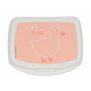 Brotdose für Sandwiches Safta Patito Rosa Polyurethan 17 x 6 x 14 c...