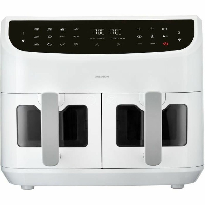 Heißluftfritteuse Medion LIFE P20 Weiß 2600 W 8,7 l | Fritteusen ... Heißluftfritteuse Medion LIFE P20 Weiß 2600 W 8,7 l | Fritteusen ...