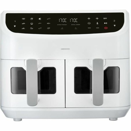 Heißluftfritteuse Medion LIFE P20 Weiß 2600 W 8,7 l |  Fritteusen  ...