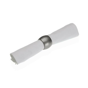 Serviettenring Versa Silberfarben Polypropylen 4,7 x 3,2 x 4,7 cm 4...