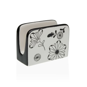 Serviettenring Versa aus Keramik 5 x 8 x 11 cm Blomster |  Weiteres...