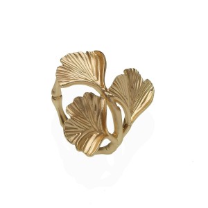 Serviettenring Versa Gold Metall Zinklegierung 4 x 4,5 x 5,5 cm |  ...