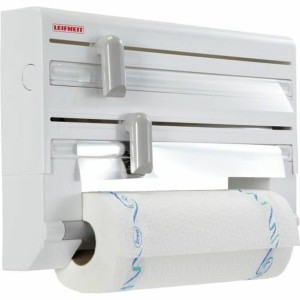 Küchenpapierrollenhalterung Leifheit 25703 Weiß Weiß/Grau Kunststof...