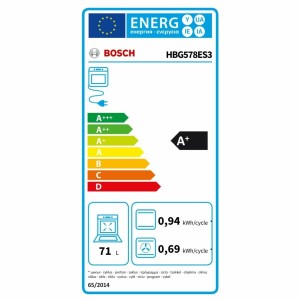 Pyrolytherd BOSCH HBG578ES3 3600 W 71 L |  Öfen   | Chef Up
