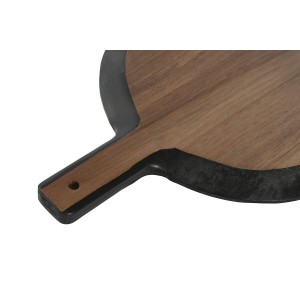Schneidebrett Home ESPRIT Schwarz natürlich Tafel 38 x 28 x 1,8 cm ...