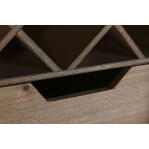 Flaschenregal Home ESPRIT Himmelsblau 76,5 x 41 x 157,5 cm |  Flasc...