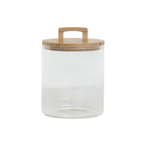 Gefäß Home ESPRIT Durchsichtig Bambus Kristall 3 L |  Brotdosen, Le...