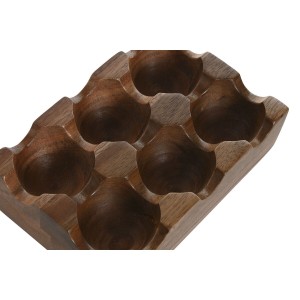 Eierbehälter Home ESPRIT natürlich Akazienholz 15 x 10 x 4 cm |  We...